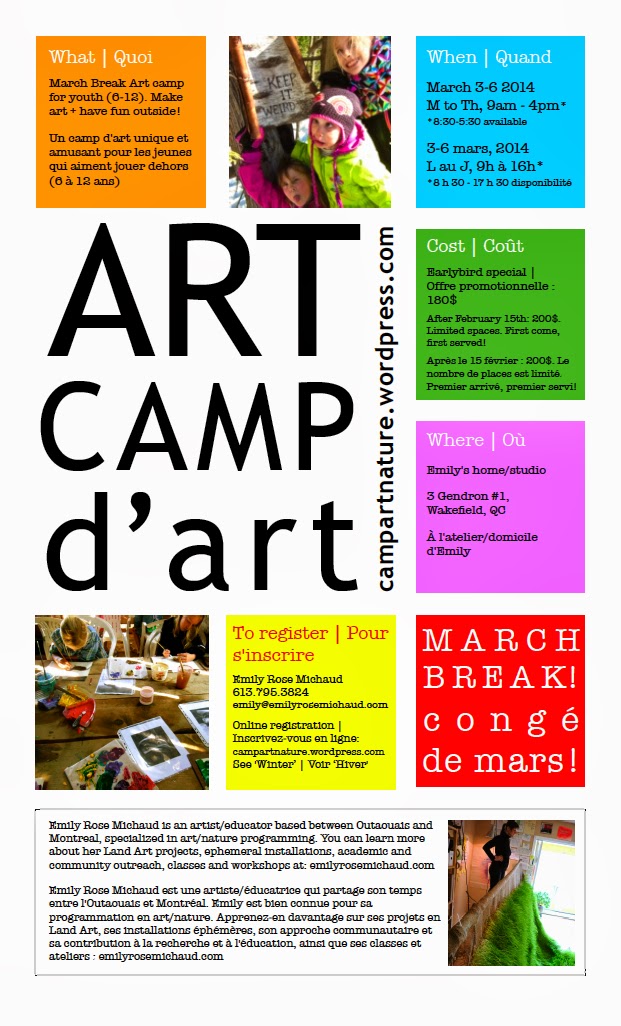 March Break Art Camp // Camp D’art Du Congé De Mars
